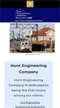 Mobile Screenshot of huntengineering.com